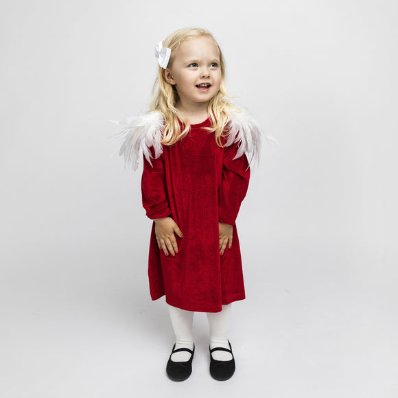 The Tiny Feathers Velour | X-Mas Red